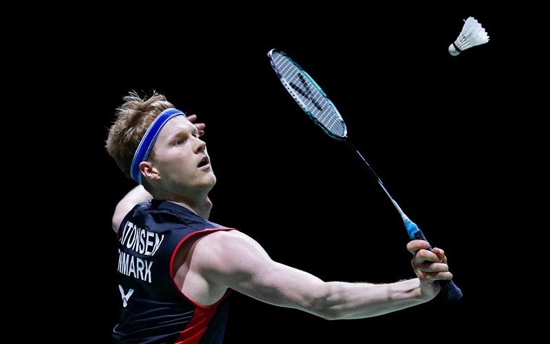 Anders Antonsen là một trong những tay vợt hàng đầu của châu Âu 